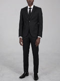 Black Two Button Suit