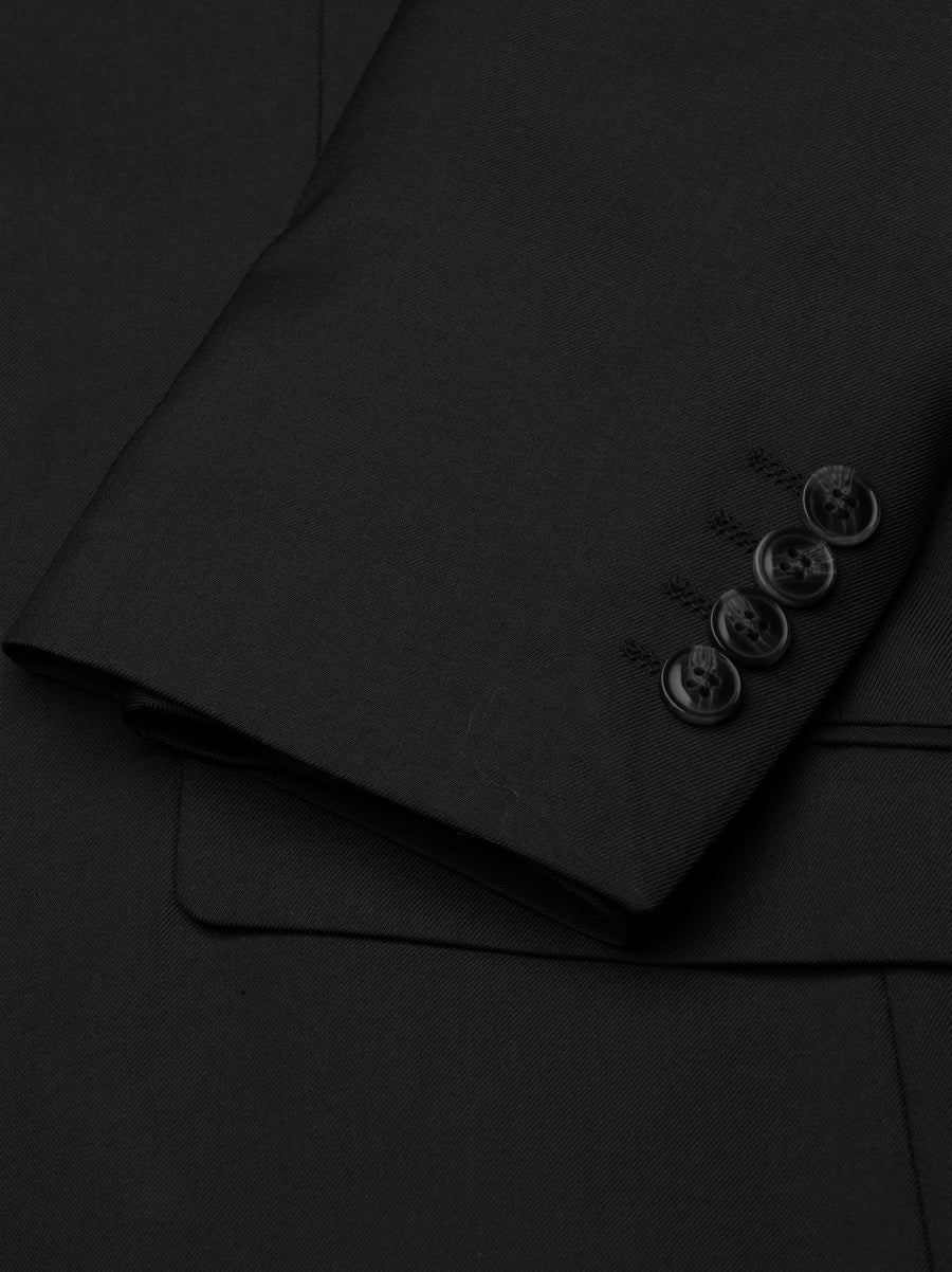 Black Two Button Suit
