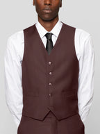 Burgundy Three Piece Suit