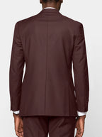 Burgundy Three Piece Suit