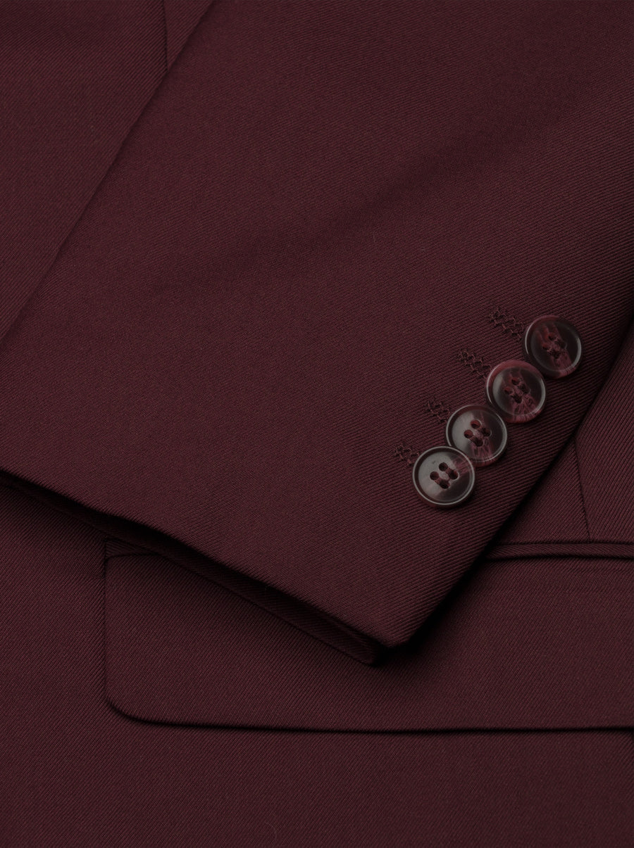 Burgundy Three Piece Suit