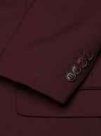 Burgundy Three Piece Suit