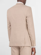 Light Beige Two Button Suit