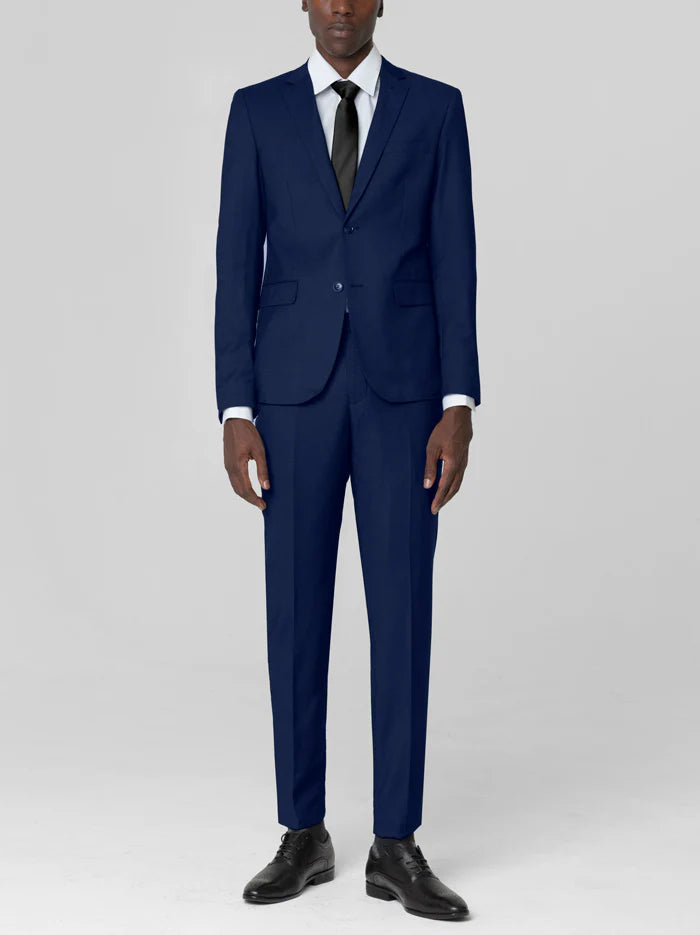 Navy Blue Two Button Suit