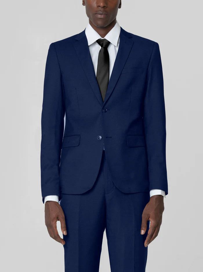 Navy Blue Two Button Suit