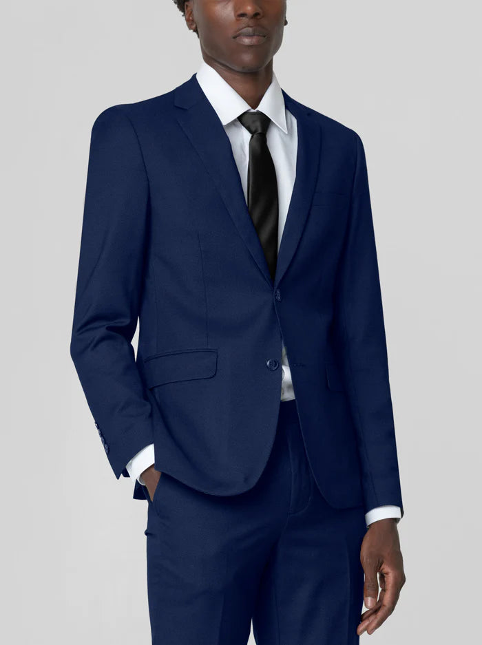 Navy Blue Two Button Suit