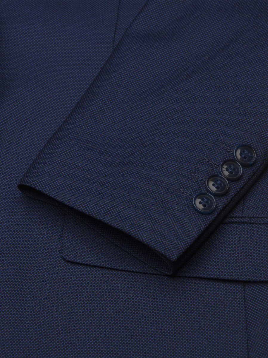 Navy Blue Two Button Suit