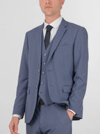 Slate Blue Three Piece Suit